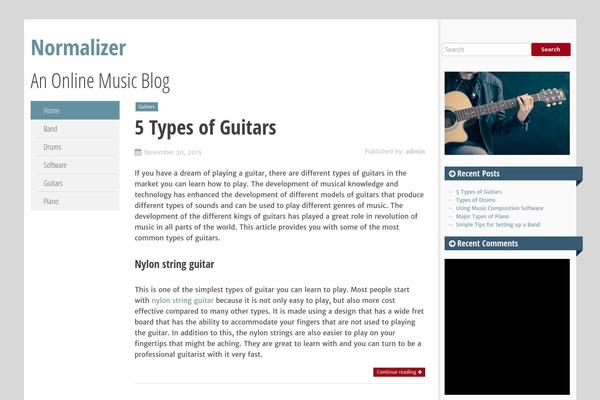 SmartAdapt theme site design template sample