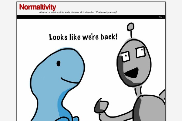 normaltivity.com site used ComicPress