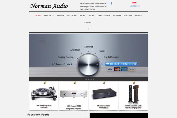 DMS theme site design template sample
