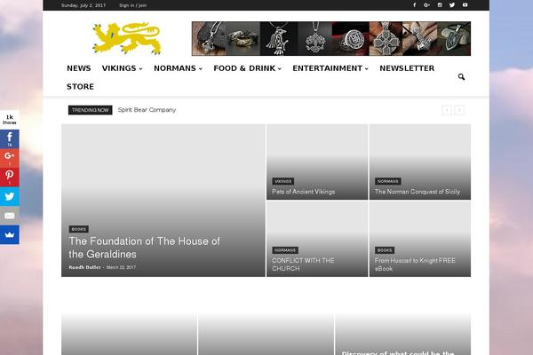 Thegem-elementor theme site design template sample