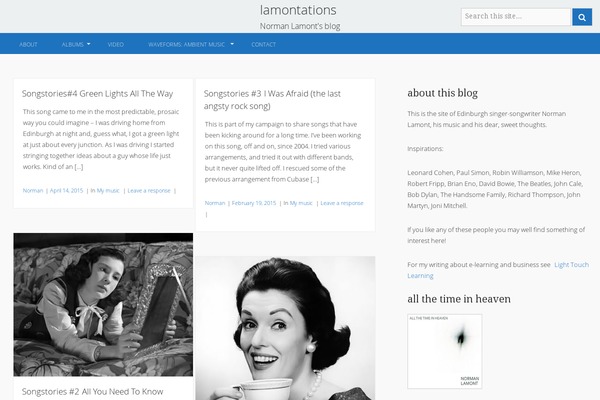 Neutro theme site design template sample