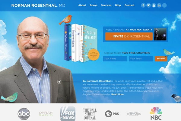 rosenthal theme websites examples