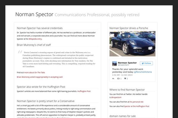 normanspector.ca site used Norman
