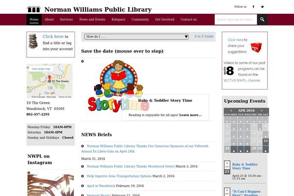 WordPress website example screenshot