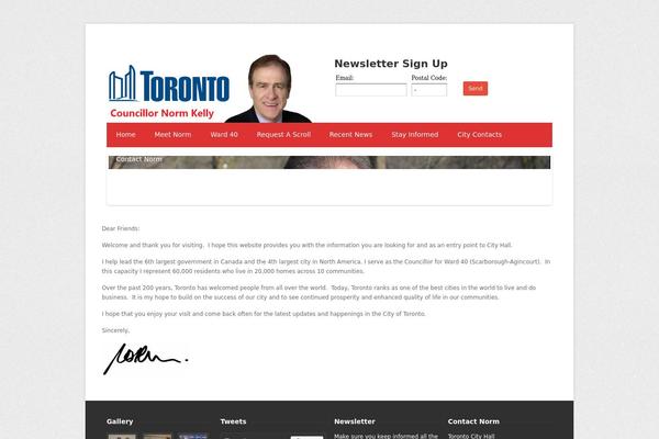 Centum theme site design template sample