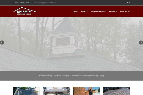 Construct theme site design template sample