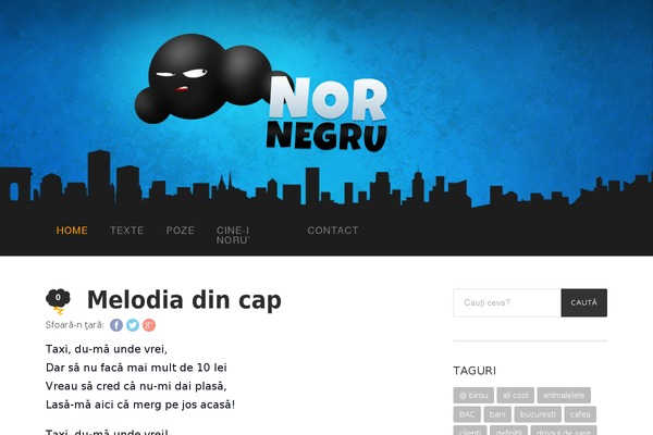 Site using Crafty Social Buttons plugin