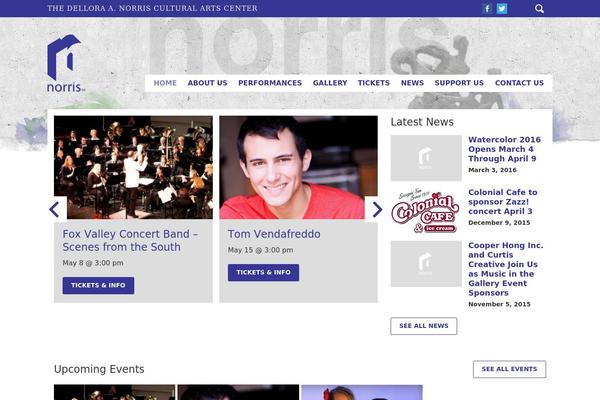 norrisculturalarts.com site used Norris