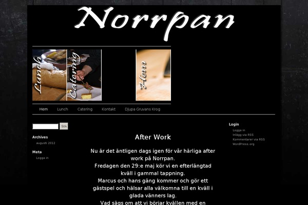 Sliding Door theme site design template sample