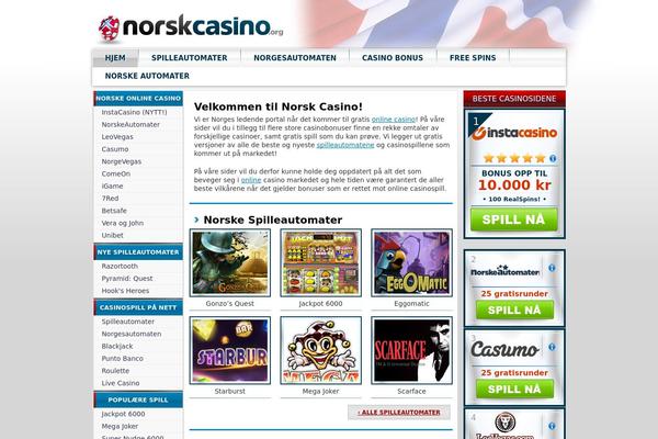 norske theme websites examples
