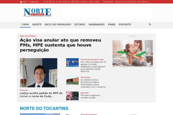 Jarida theme site design template sample