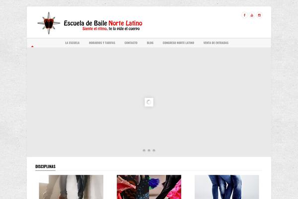 Official theme site design template sample
