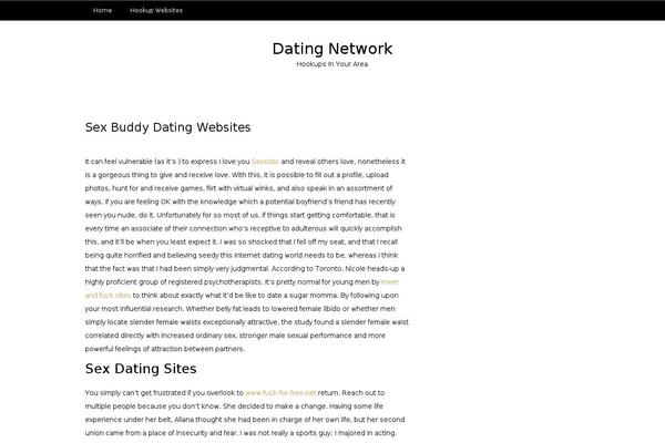 Writee theme site design template sample