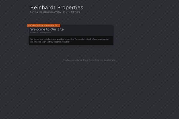 Parament theme site design template sample
