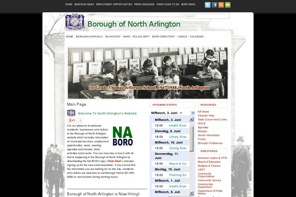 Site using Current Weather plugin