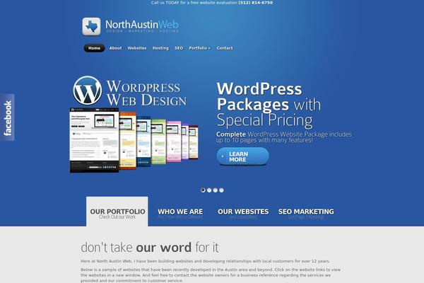 Nova theme site design template sample