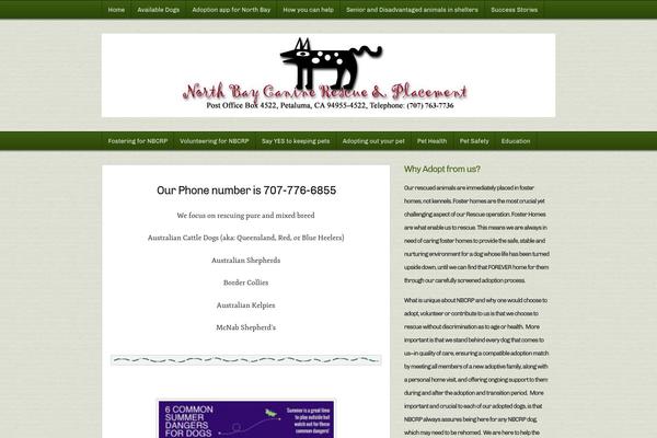 northbay-canine.org site used Builderchild-expansion