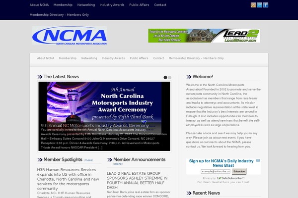 northcarolinamotorsportsassociation.org site used Wp-deep-blue