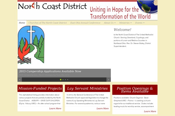 NonProfit theme site design template sample