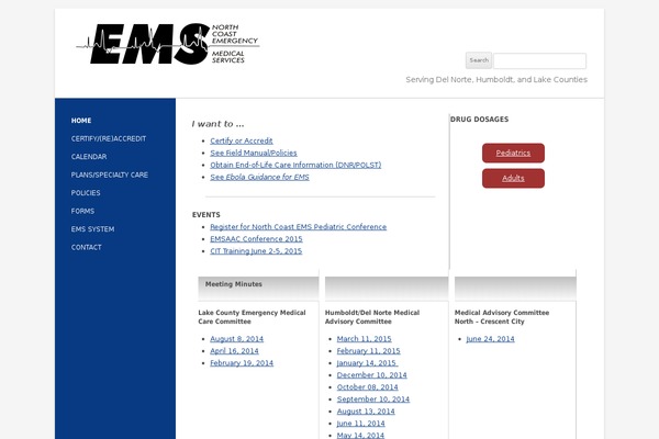 Site using My Calendar plugin