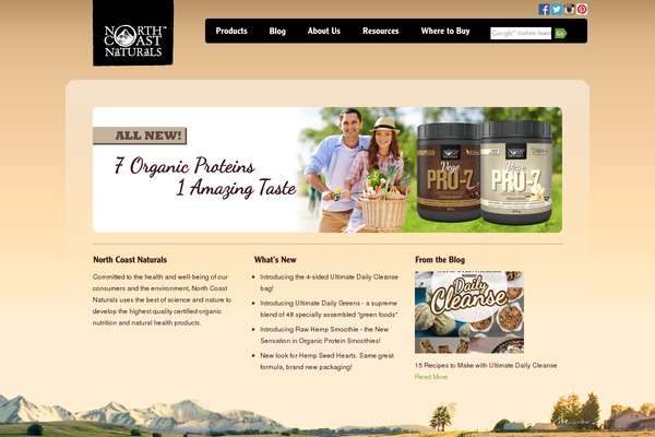 northcoastnaturals.com site used Respo Theme