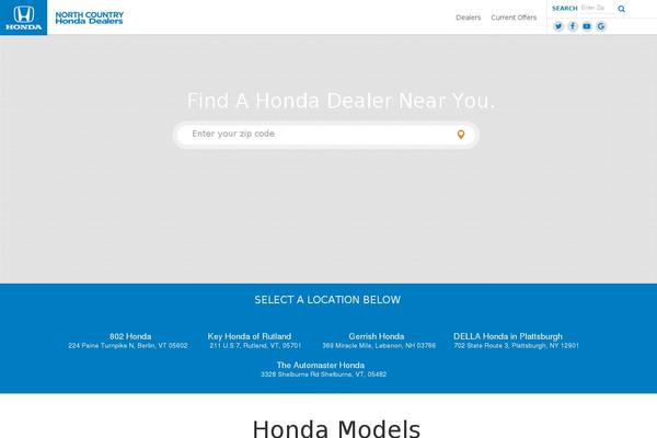 Dealer Inspire theme site design template sample