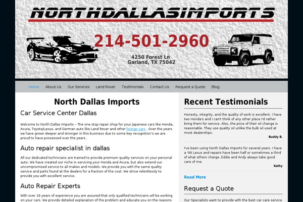 Ndi theme site design template sample