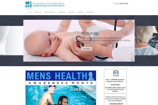 Medical Doctor theme site design template sample