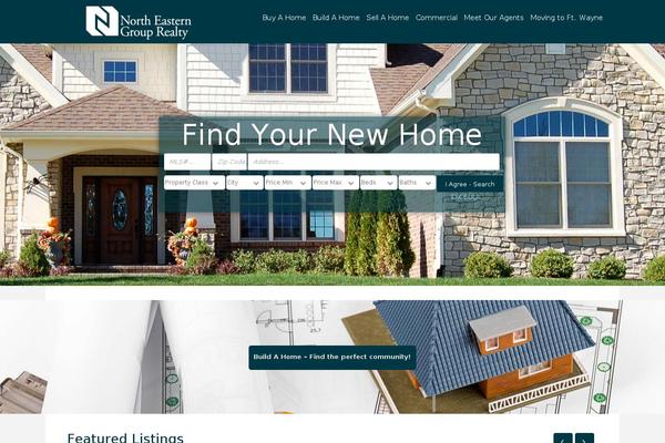 WP Residence theme site design template sample