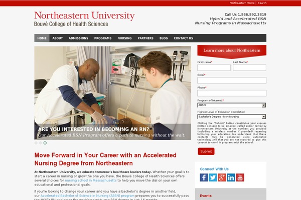 northeasternnursing.com site used Neu