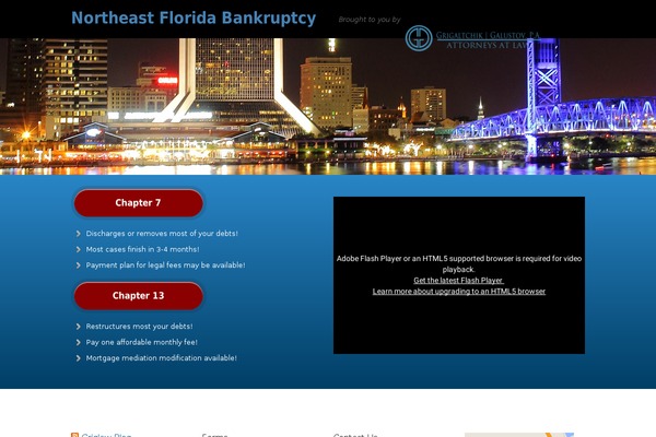 JustLanded theme site design template sample