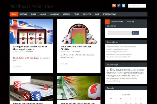 Combomag theme site design template sample