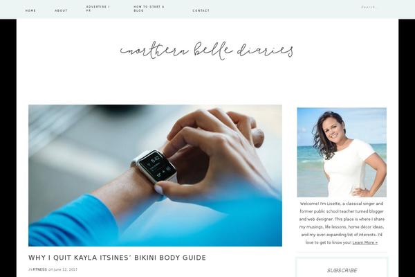 northernbellediaries.com site used Vivienne.2.2.0