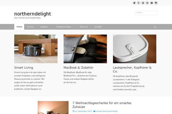 Clean Journal theme site design template sample