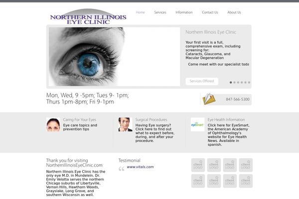 Vulcan theme site design template sample