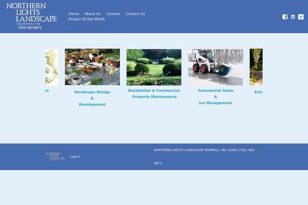 Tesseract theme site design template sample