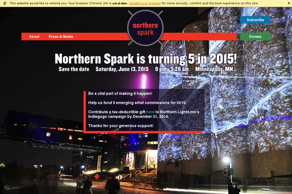northernspark.org site used Northernspark