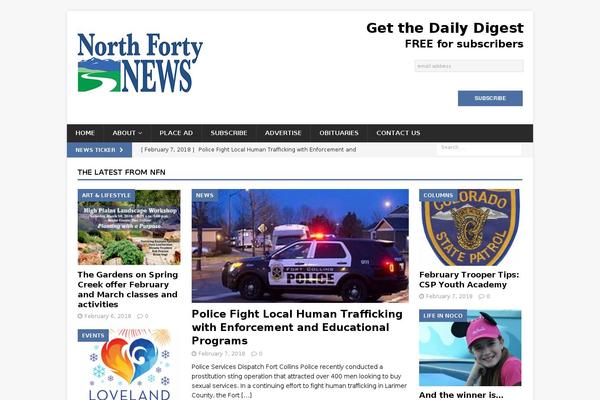 MH Magazine theme site design template sample