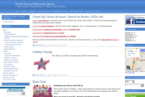 northhavenlibrary.net site used Sapphire_stretch_2