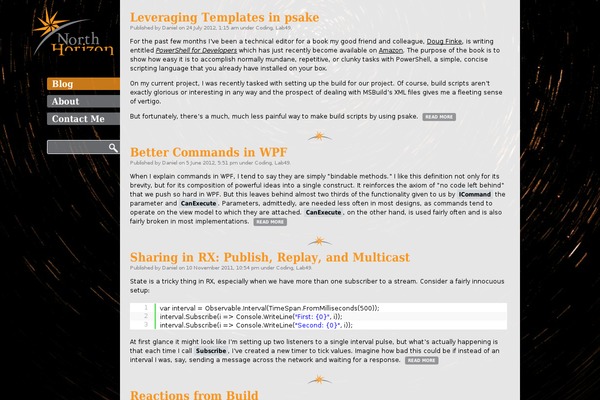 northhorizon.net site used Starfield