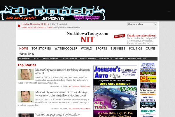 NewsPaperly theme site design template sample