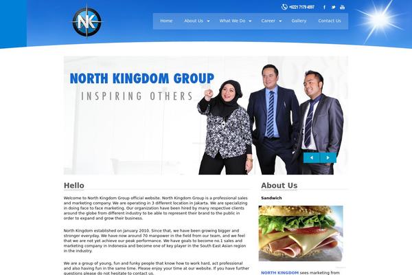 Nobb theme site design template sample