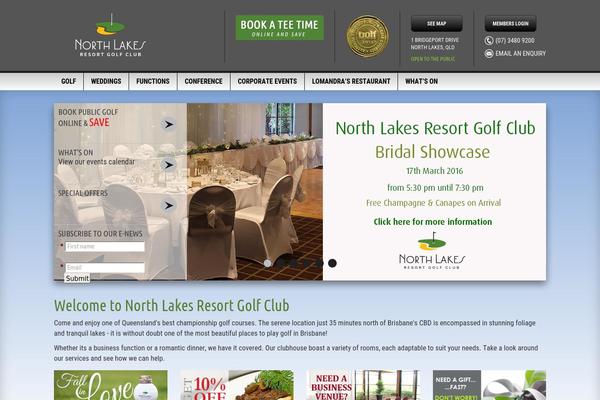 Golf theme site design template sample