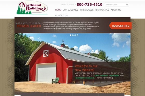 northlandbuildings.com site used Northland