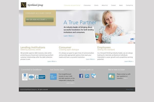 northlandgroup.com site used Northland