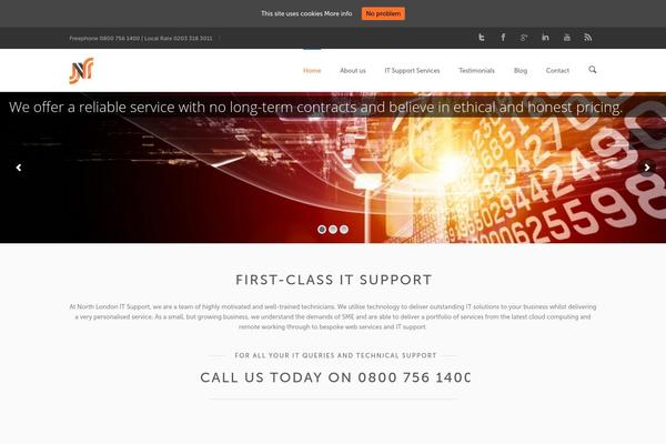 Blandes theme site design template sample