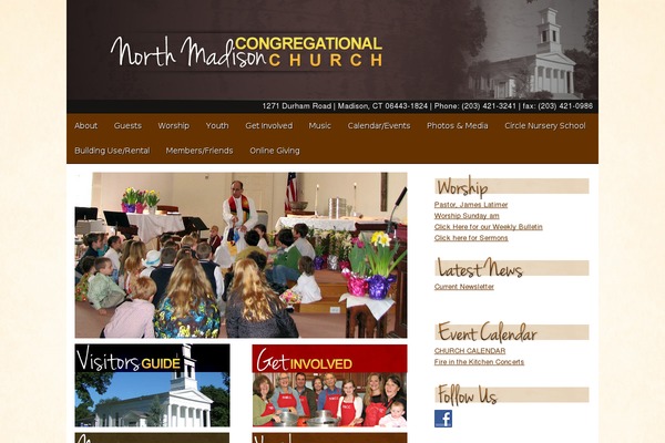 Magazine theme site design template sample