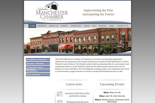 Chamber theme site design template sample