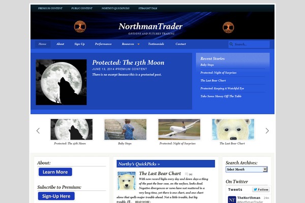 Broadsheet theme site design template sample