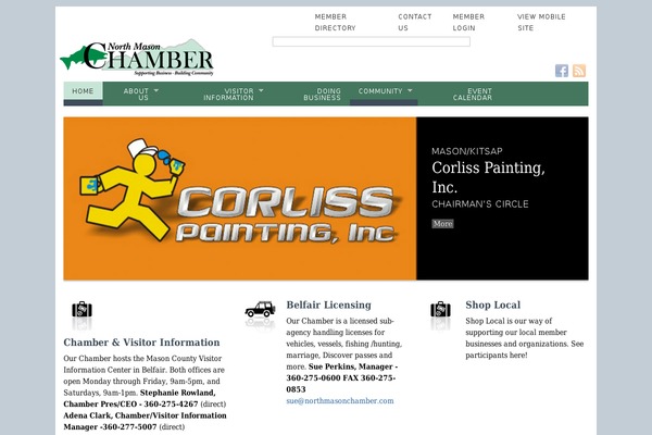 northmasonchamber.com site used Colorway-pro